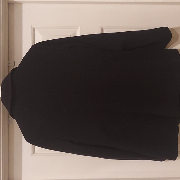 Like NEW- Black Ladies Croft&Barrow Double Breasted Size:M Cold Weather Peacoat - Picture 3 of 8